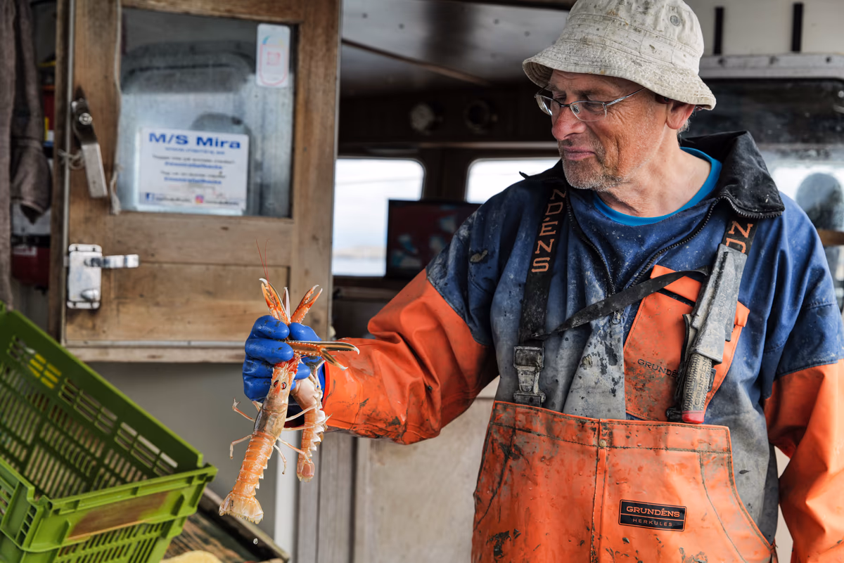 Ingemar Granqvist ombord på M/S Mira