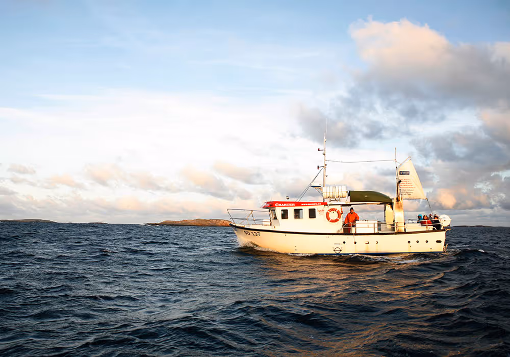 The Fjällbacka archipelago from the sea